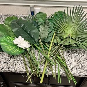 Tropical leaf assortment